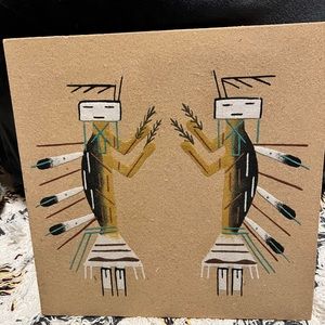 Native American sand art.  Original art.